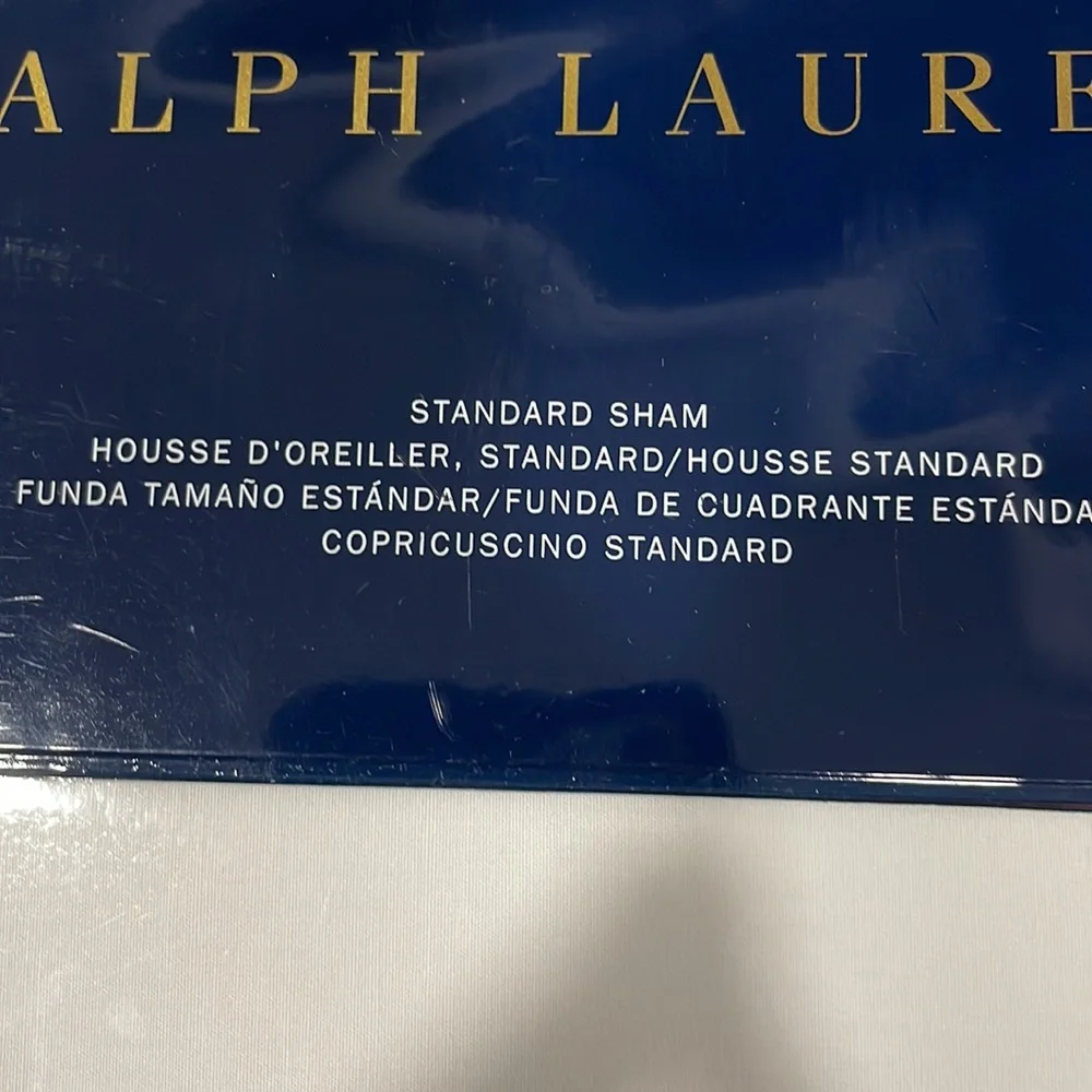 Ralph Lauren Palmer standard sham oxfd blue - Picture 3 of 4
